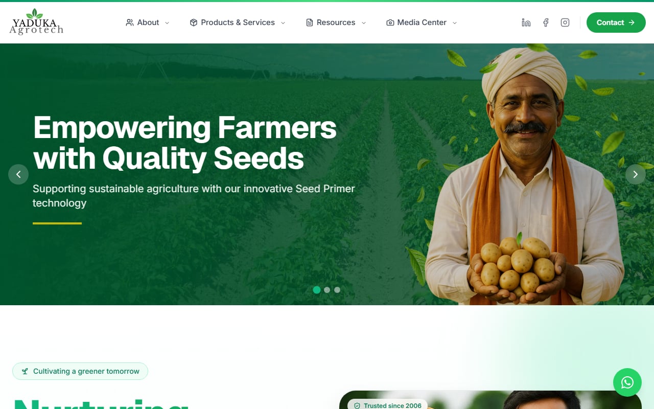 Yaduka Agrotech screenshot